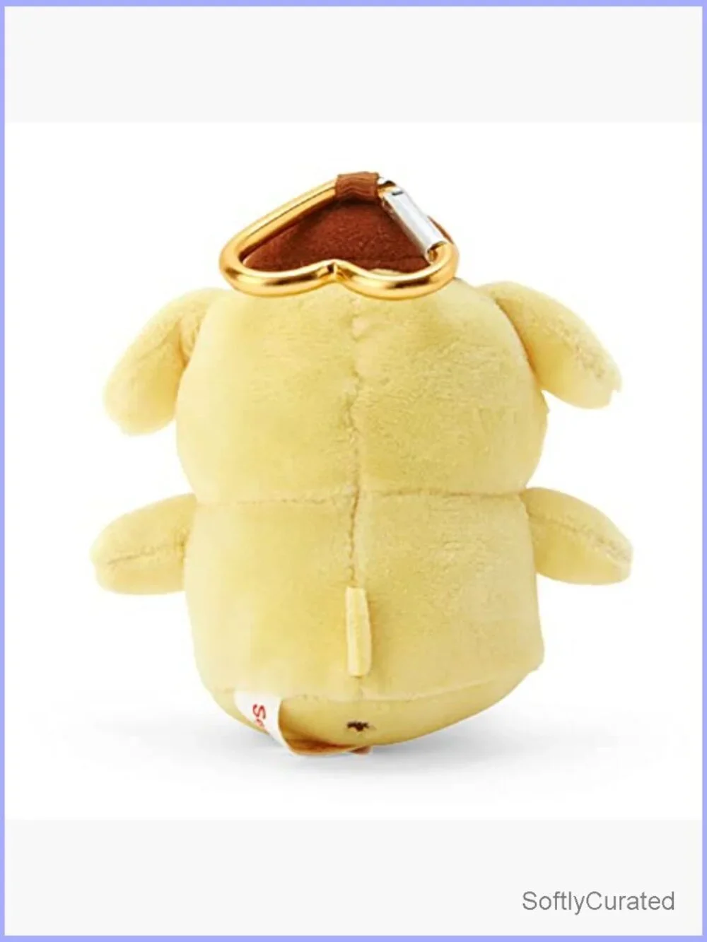 Sanrio Pompompurin Mini Plush Charm - Keychain Strap for Bags